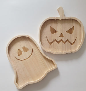 Wooden Halloween Play trays