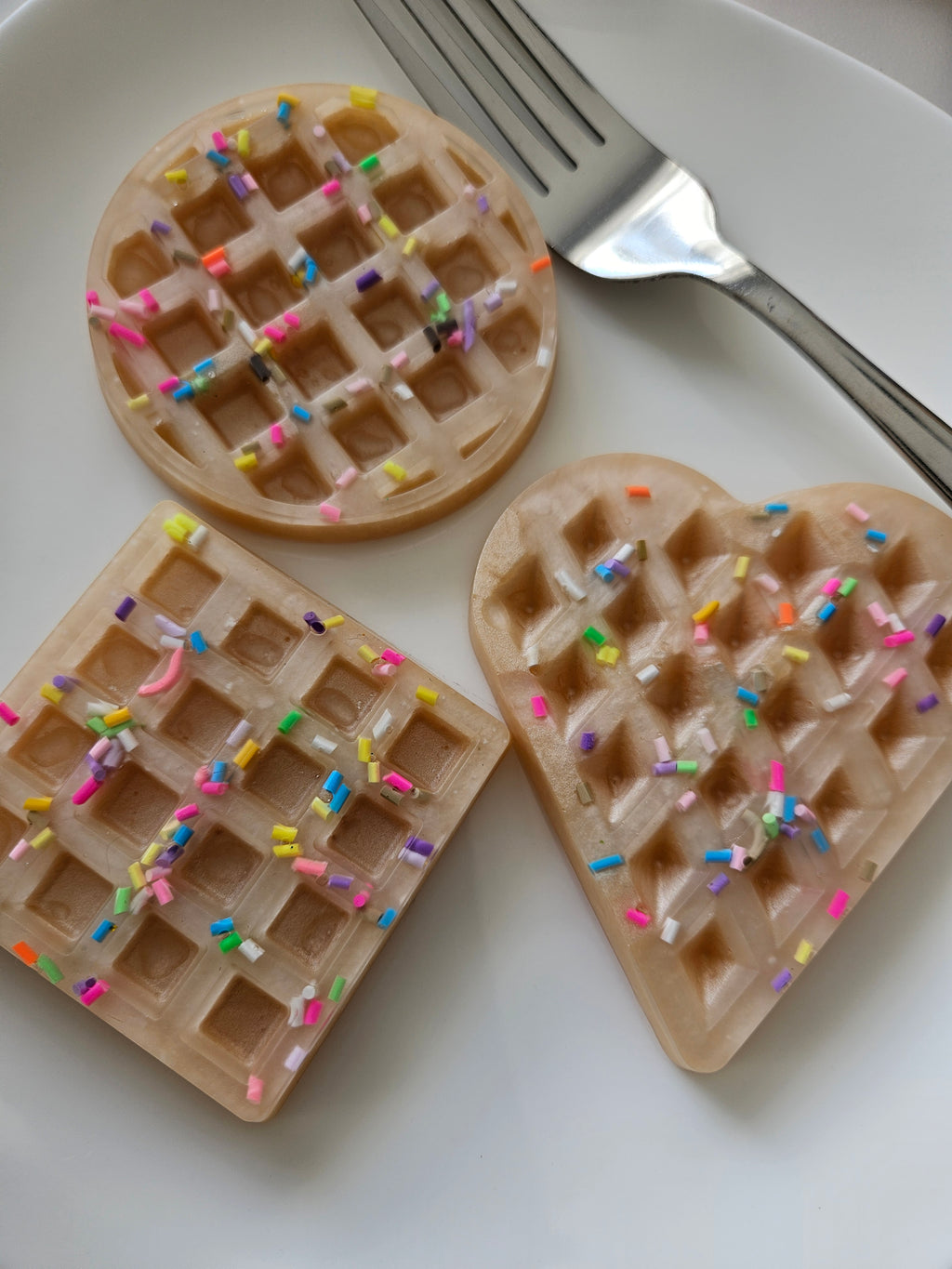 Sprinkle waffles
