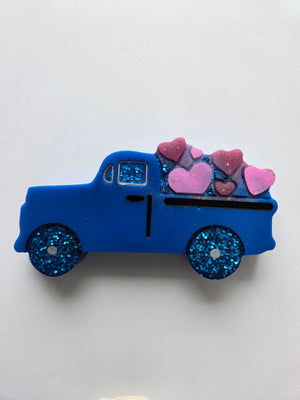 Little Blue resin truck