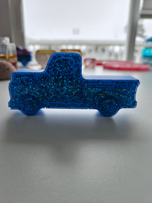 Little Blue resin truck