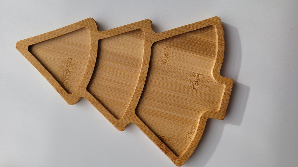 Wooden tree play plate