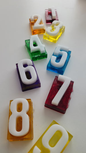 Rainbow Number counters