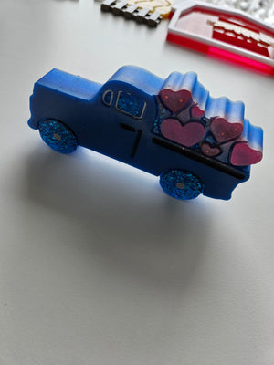 Little Blue resin truck