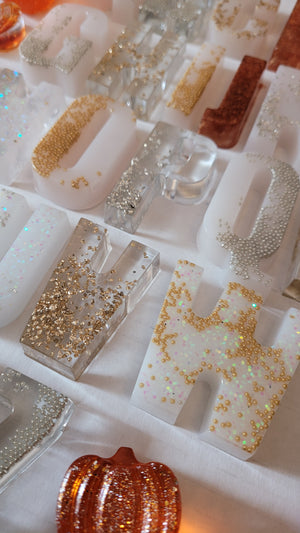 Holiday Glam Uppercase Alphabet set