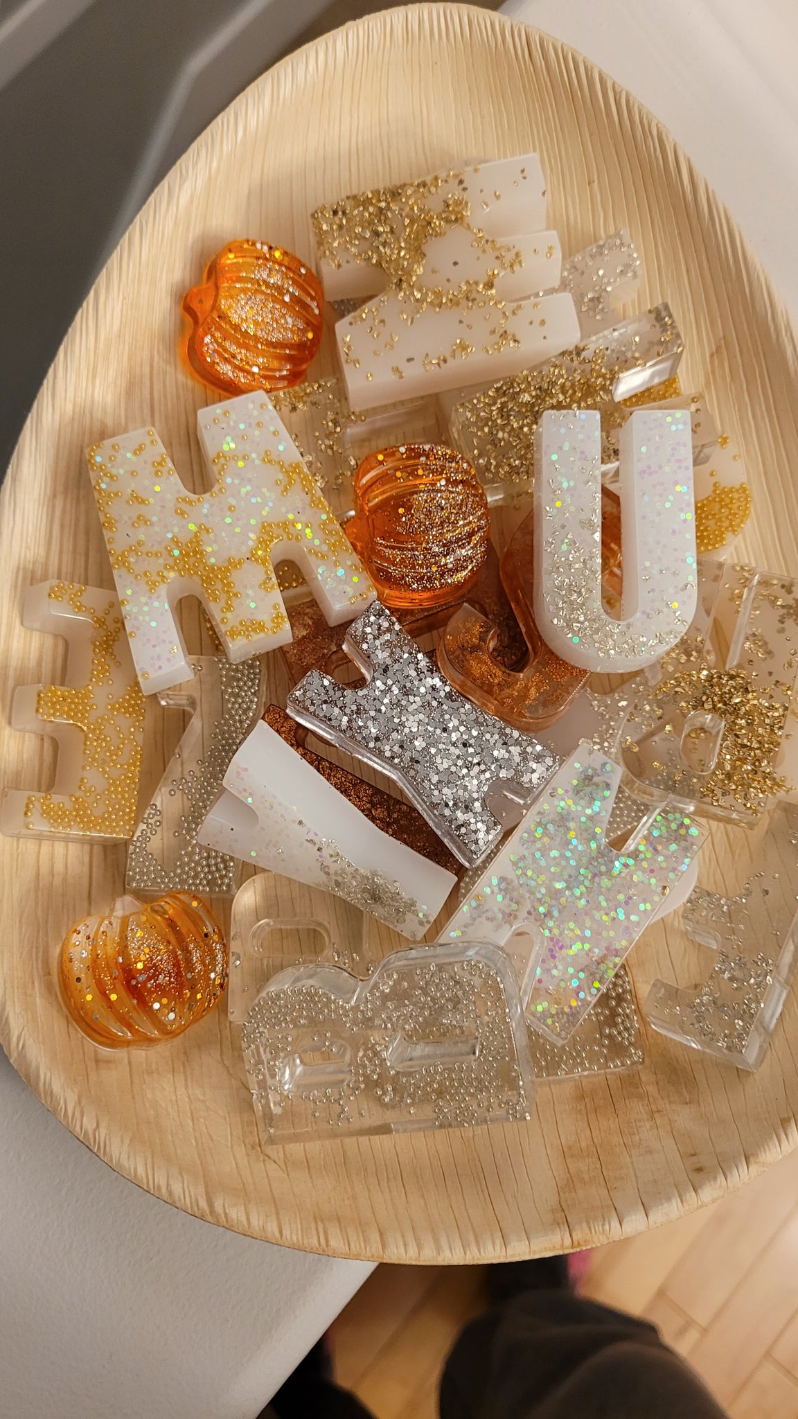 Holiday Glam Uppercase Alphabet set