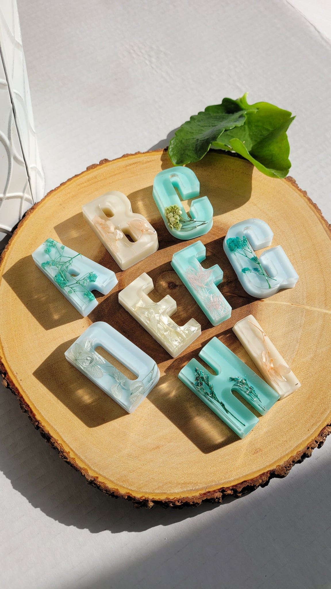 Spring Nature Alphabet set