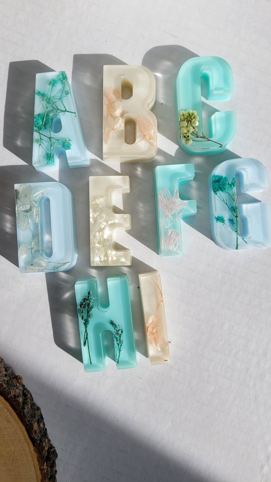 Spring Nature Alphabet set