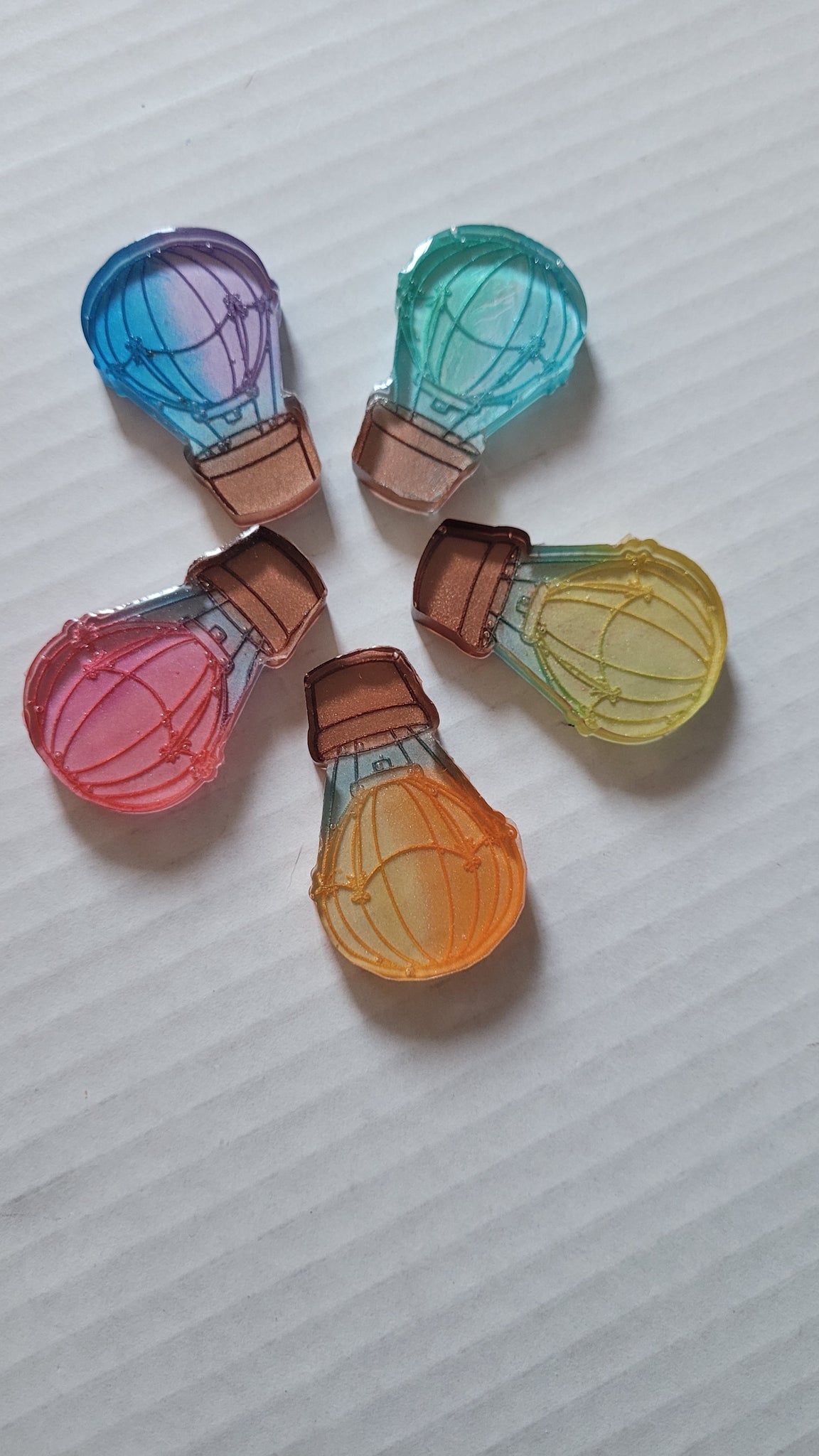 Mini Hot air balloon Counters - Love, Olive Play
