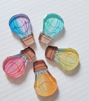 Mini Hot air balloon Counters - Love, Olive Play